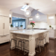 classic kitchen counter seating by Joan Bigg kitchen design lawrence farms westchester ny